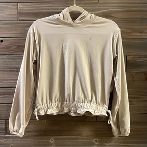 THE BALANCE COLLECTION BY MARIKA Neutral Athletic Top GIRLS Size L 14/16 Hooded